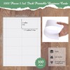 Outus 3000 Pcs Blank Printable Business Cards 180 GSM White