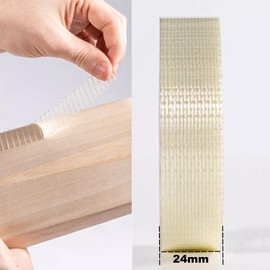 4 Pcs Fiberglass Cricket Bat Tape Rolls, Anti Scuff Sheet Tape, Side Face Protection Tape for Cricket Bat, High Viscosity Fiberglass (24MM×30M)