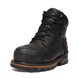 Timberland PRO Men's Boondock 6 Inch Composite Safety Toe Waterproof Industrial Work Boot, Black-2024 New, 12