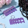 PH PandaHall 2-Pack Purple Acrylic Micro Locs Sizing Tool Knitting