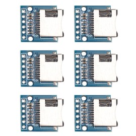 Jopto 6PCS Mini SD Card Module Memory Shield Module Micro SD Storage Expansion Board Micro SD TF Card Reader Module Card Adapter Compatible with Arduino AVR ARM