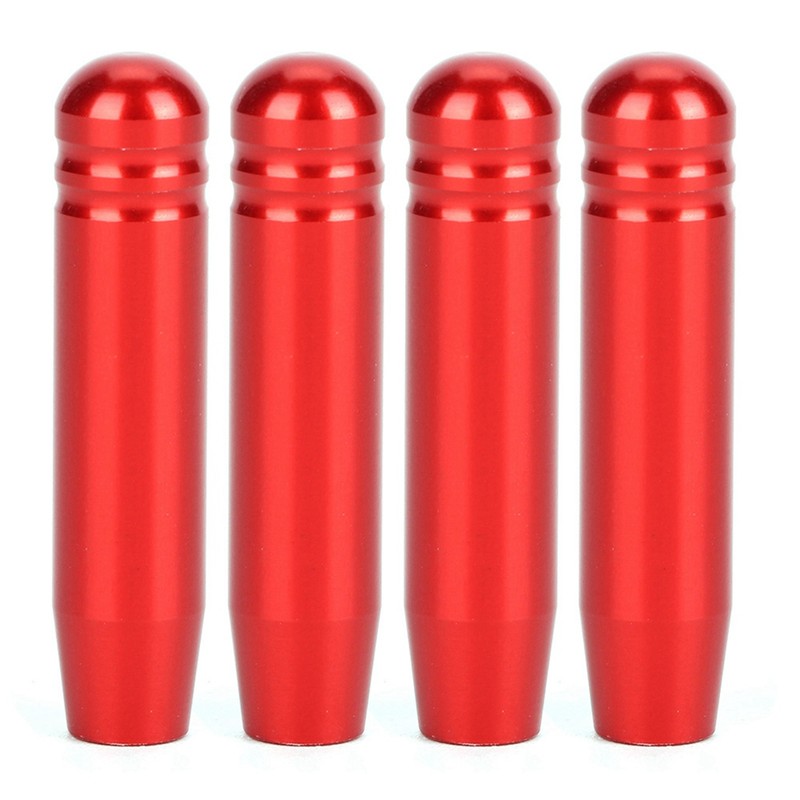 4Pcs Aluminium Door Lock Pin Buttons Knob Cover Trim Fit