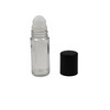 ZQDZYIE 2Packs Glass Roller Bottles 30ml/1 Oz Plastic Roller Ball