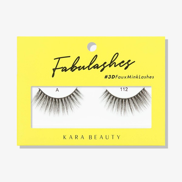 KARA BEAUTY FABULASHES 3D Faux Mink False Eyelashes - Style A112