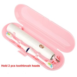 Cosmos Pack of 2 Plastic Travel Case Toothbrush Carrying Case Holder Container Compatible with Oral B Pro and also for Sonicare & Other Toothbrush