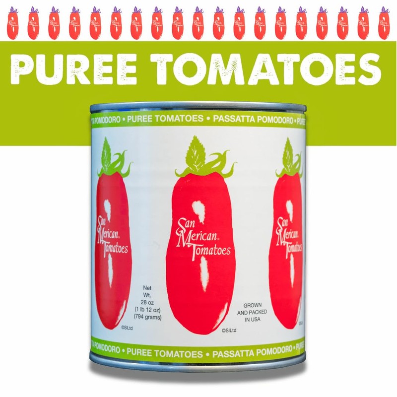 SMT SAN MERICAN TOMATO Puree Tomato, 28 OZ