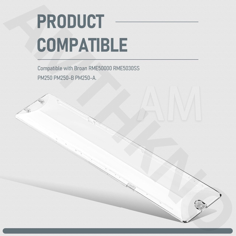 SB03294757 Range Hood Light Lens Replacement Compatible with Broan RME50000
