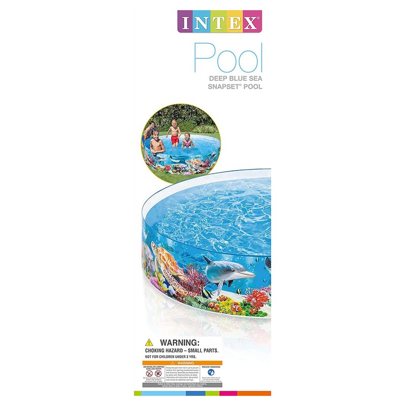 Intex Deep Sea Blue 8 Feet x 18 Inch SnapSet
