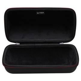 LTGEM Case Compatible with Pulse 5 Waterproof Portable Speaker with Shoulder Strap, Black