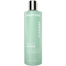 Pravana Purify & Revive Mineral Diminishing Shampoo | Instantly Removes Hard Water Deposits | Hydrates, Energizes, Volumizes | Eliminates Brassiness & Discoloration | 11 Fl Oz