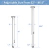 FOROIRON Adjustable Table Legs,Metal Adjustable Height Desk Legs,Adjustable Furniture Legs