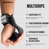 BEAR GRIP Multi Grip Straps/Hooks, Premium Heavy duty weight lifting