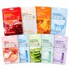 Mascarillas Faciales Coreanas Surtidas – Pack de 10 Piezas Hidratantes