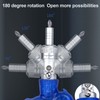 Ratchet Screwdriver Set Kit 10 in 1 Portable Mini Multifunction