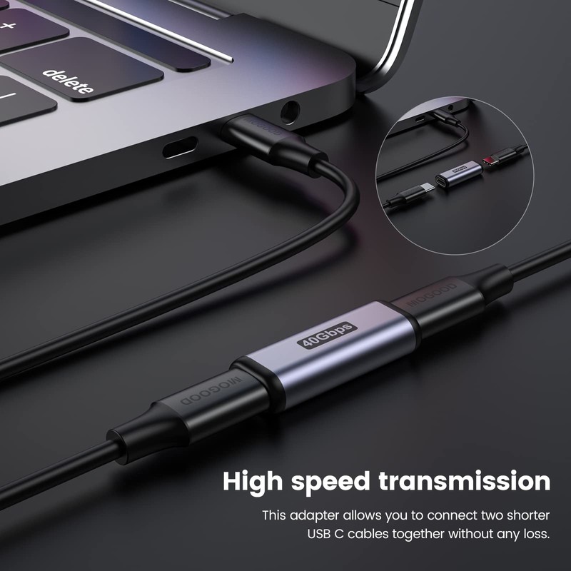 MOGOOD USB C Female to USB C Female Adapter OTG