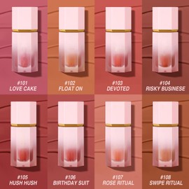 Rubor En Crema, Maquillaje Rubor Líquido, Liquid Blush En Duradero, Rubor Liquido Súper Sedoso Natural, Extensible Y Difuminable, Rubor Facial Hidratante Para Mejillas Rubor en Barra