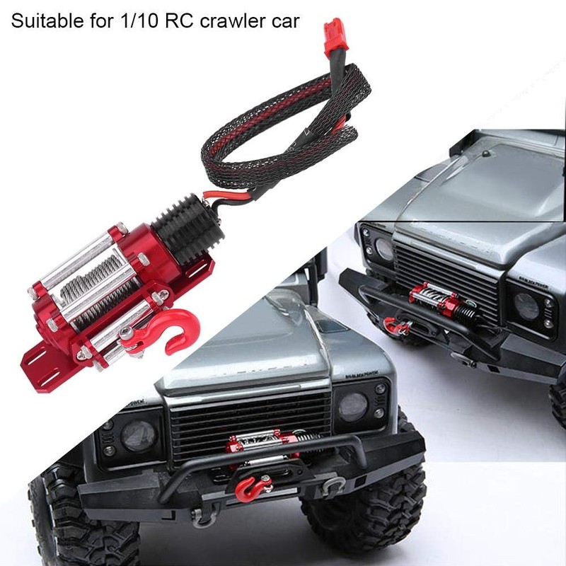 Dilwe RC Winch, 1/10 Electric Metal Model Vehicle Crawler Car