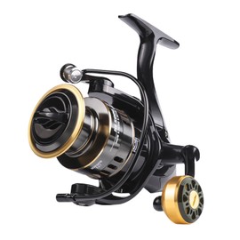 Fishing Reel HE1000-7000 5.2:1 Gear Ratio 22lb Drag Metal Spool Fishing Reel for Freshwater