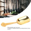 Brass Tea Spoons Long Handle Thicken Toads Pattern Rust Resistant