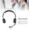 Binaural Headset Office Headset with Mic and Audio Control for