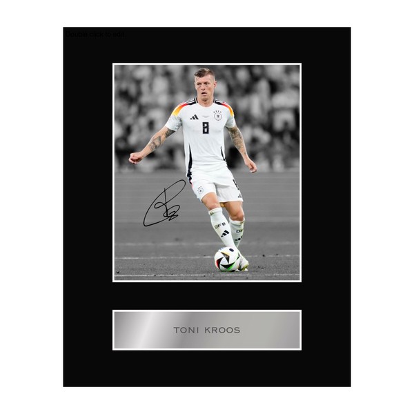 Toni Kroos G Signed Mounted Photo Display #11 Printed Autograph