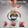 200 Pack Kitchen Sink Strainer Mesh Bag, Anti-Clogging Disposable Sink