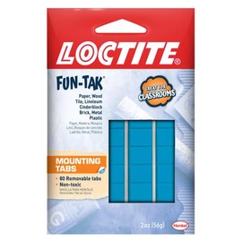 Loctite Fun-Tak Mounting Putty, Blue, 2 oz, Pack of 1