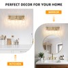 AMRUIPO 3 Light Bathroom Vanity Light Modern Brushed Gold Bathroom