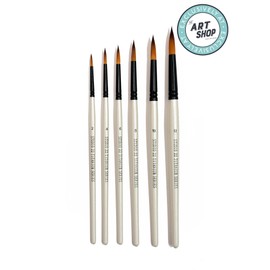 Studio 22 Titanium Series Round Watercolour Paint Brush Set of 6