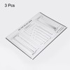 HARFINGTON 3pcs High Precision SEC Size Estimation Chart 285x205mm Transparency