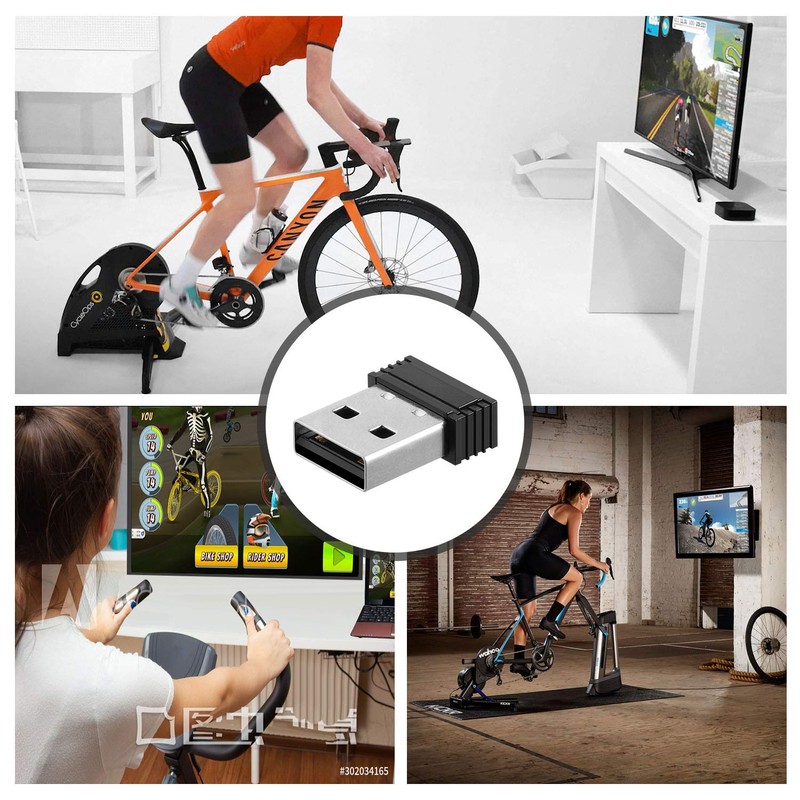 COOSPO USB ANT Stick Compatible with Zwift TrainerRoad Wahoo Garmin