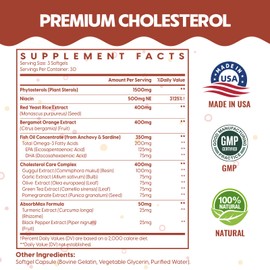 ChiQwench Calcium Supplement for Kids & Cholesterol Supplement for Adult