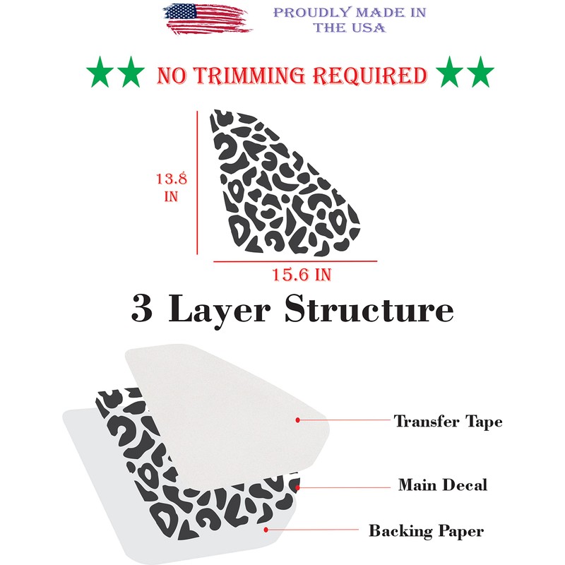 Compatible with Toyota RAV4 2019-2022 Precut American Flag Window Decals
