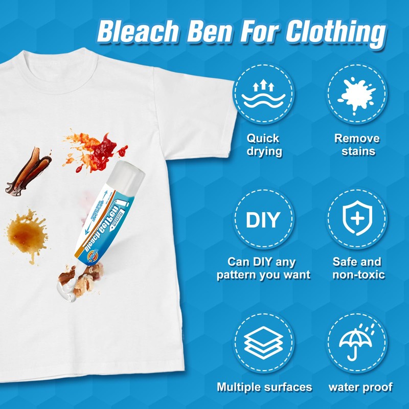 Bleach Pen, Bleach Pen For Clothing, Stain Remover Pen, Mold