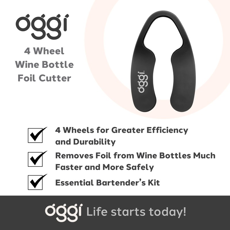 OGGI Wine Foil Cutter - Effective and Durable Wine Foil
