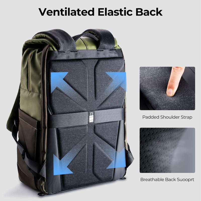 K&F Concept Camera Backpack, Camera Bags for Photographers Large Capacity