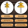 OLETBE Router Bit Set 1/2 Inch Shank 2 PCS Tongue