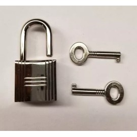 Furniture Knowledge Gun Metal black chrome Steel PadLock With Keys 18MM doll bike jewelry box