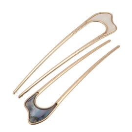 LALAFINA Alloy Retro Hairpin Set u Shaped Hair Pins for Women Hair Accessories for Braiding Barrettes