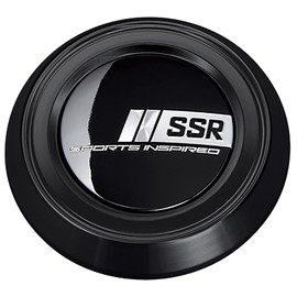 SSR Aluminum Racing Caps (Black Anodized) A-TYPE SL PARTS241BL-4 Set of 4