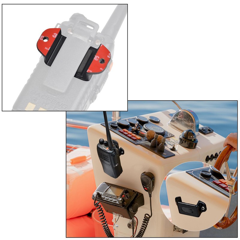 TWAYRDIO Radio Holder Walkie Talkie Holder Screw Belt Clip Hook