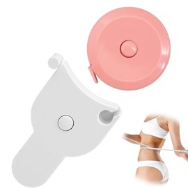 2 Stück weiches, doppelseitiges Maßband – Teleskopisches Maßband zur Messung von Brust, Taille und Länge – Ideal für Näharbeiten, Schneidern Körpervermessung
