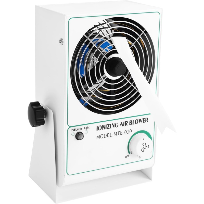 Anti-Static Ionizer Machine, 110V/60Hz Ionizing Air Blower Fan Discharge Desktop