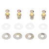 4pcs Door Lock Bolts 357837034 Cotter Pins ABS Metal Replacement