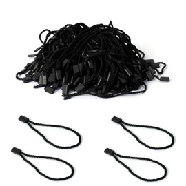 JooBsoso Tag Twine, Pack of 180, Spelling String, Tagging Loop, Tag Fastener, Loop Lock, Cotton, Convenient for Price Tags, Commercial Use, Clothes, Tagging Loops, Stores, Tape, Binding Tools, Tag