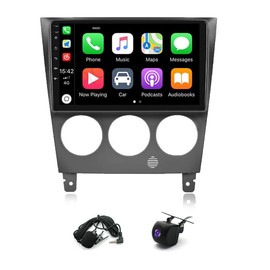 9" Android 13 Double Din Car Stereo with Wireless Carplay Android Auto for Subaru Impreza 2002-2007 Car Audio Receiver WiFi GPS Bluetooth AHD Backup Camera Mic, SWC/FM/AM Radio Receiver, 2+32G