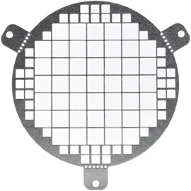 Repa Market 4" Inch / Ø100 mm Galvanized Steel Round Crawl Space Vent Grid - Inlet Outlet Ventilation Guard - Universal Metal Air Supply Exhaust Protection Mesh - Durable Duct Grille