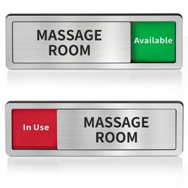 Massage Room Door Sign, Do Not Disturb in Use/Available for Wellness and Health Centers, Business, Busy Vacancies and Privacy