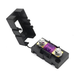 DUZFOREI 70A Fuse Mini ANL/MIDI Inline Fuse Holder, with Cover and Fixing Bolts, Universal Type, Fit for Car Camper Truck Trailer