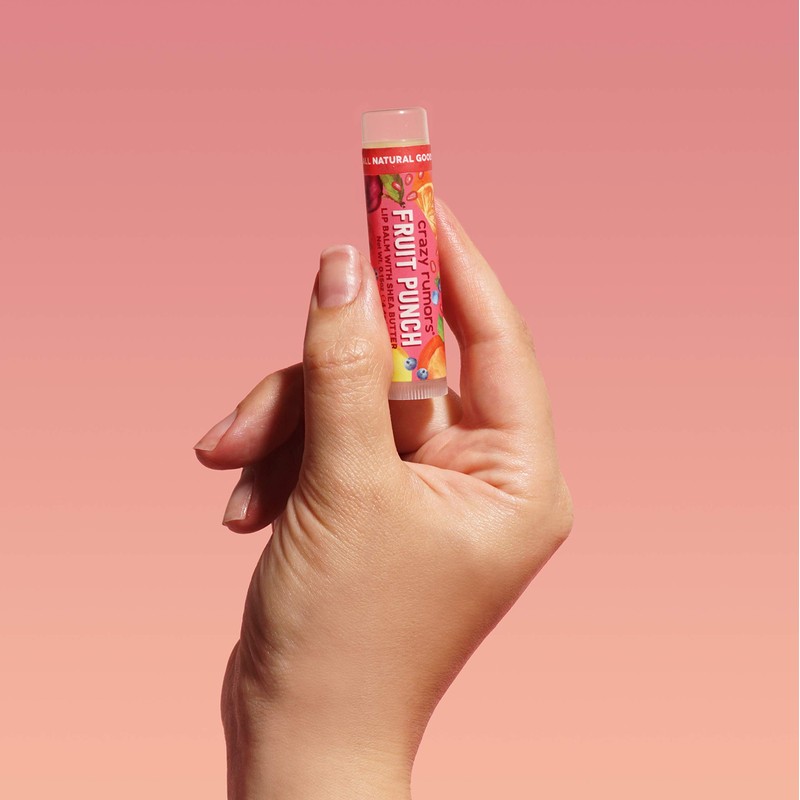 Crazy Rumors Fruit Punch Soothing Lip Balm Stick for Dry
